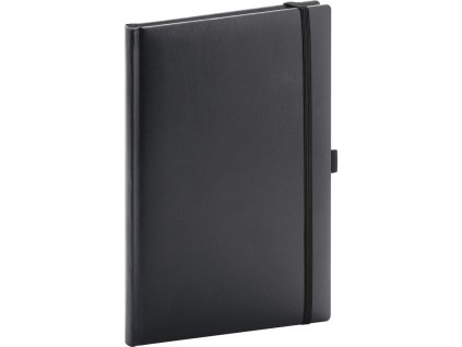 Notes Balacron - černý, linkovaný, 15 × 21 cm