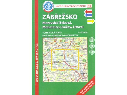 Zábřežsko : Moravská Třebová, Mohelnice, Uničov, Litovel : turistická mapa 1:50 000