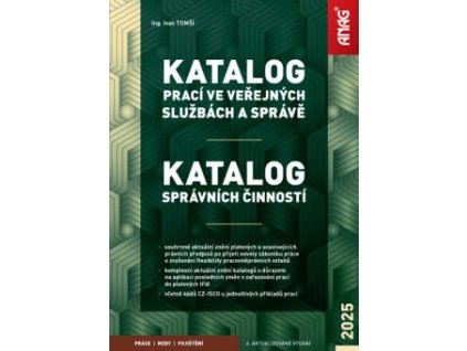 Katalog prací ve veřejných službách a správě / Katalog správních činností 2025
