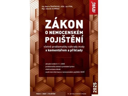 81854 zakon o nemocenskem pojisteni vcetne problematiky nahrady mzdy s komentarem a priklady 2025