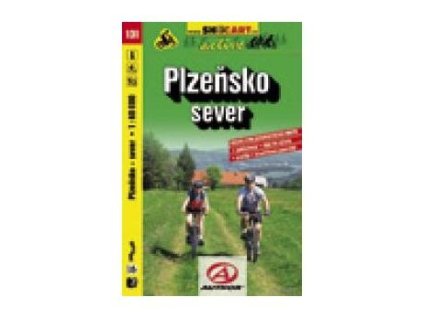 Plzeňsko-sever velká cykloturistická mapa