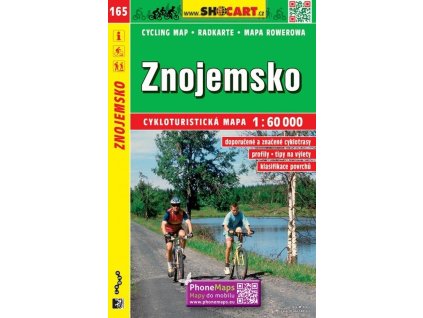 Znojemsko velká cykloturistická mapa 1:60 000