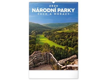 83861 kalendar 2026 nastenny narodni parky cech a moravy 33 x 46 cm