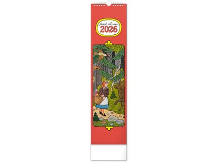 83873 kalendar 2026 nastenny josef lada 12 x 48 cm