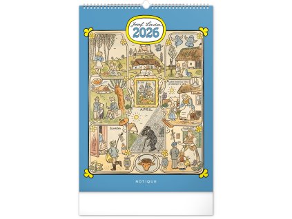 83900 kalendar 2026 nastenny josef lada 33 x 46 cm