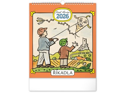 83915 kalendar 2026 nastenny josef lada rikadla 30 x 34 cm