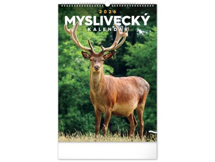 83957 kalendar 2026 nastenny myslivecky 33 x 46 cm