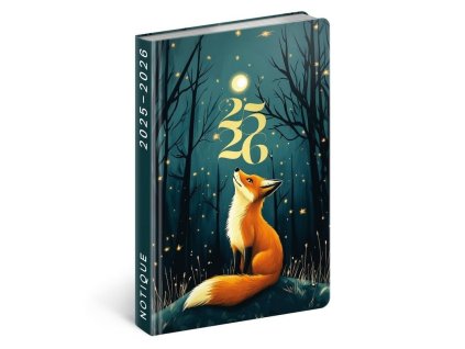 84050 diar 18mesicni 2025 2026 petito liska 11 x 17 cm