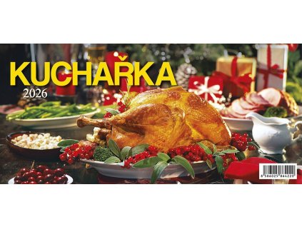 84122 kalendar 2026 kucharka stolni 29 7 x 13 8 cm