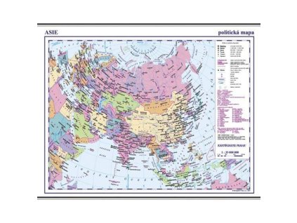 86195 asie prirucni politicka mapa a3 1 35 mil