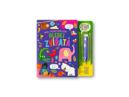 90689 kniha s interaktivnim perem hledej zvirata