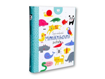 90890 6 miniknizek mimiknihovna zvirata