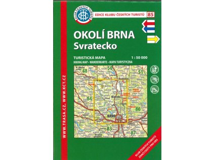 Okolí Brna : Svratecko : turistická mapa 1:50 000