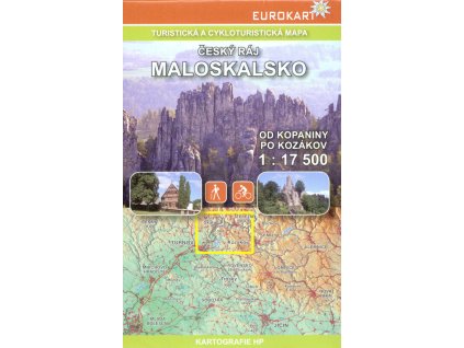 Český ráj - Maloskalsko od Kopaniny po Kozákov : turistická a cykloturistická mapa