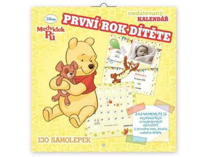 96047 kalendar w disney medvidek pu prvni rok ditete nedatovany