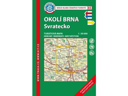 Okolí Brna, Svratecko :turistická mapa 1:50 000