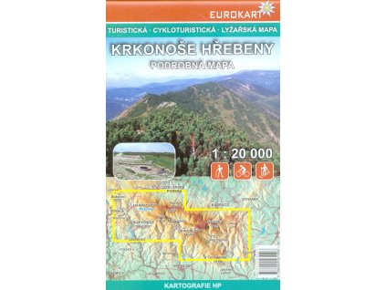 Krkonoše hřebeny : turistická mapa, cykloturistická a lyžařská mapa : podrobná mapa