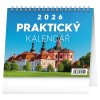 Kalendář 2026 stolní: Praktický kalendář s citáty, 16,5 x 13 cm