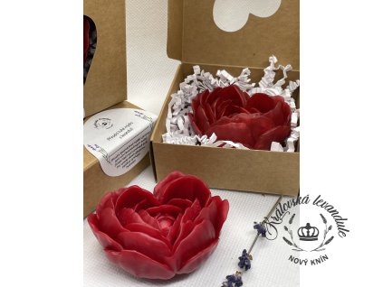 Mýdlo glycerinové- červené- LIMITED EDITION VALENTÝN
