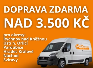 Doprava zdarma nad 3500 Kč