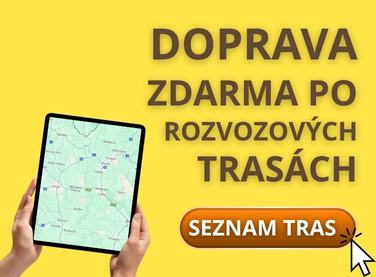 Doprava zdarma po rozvozových trasách