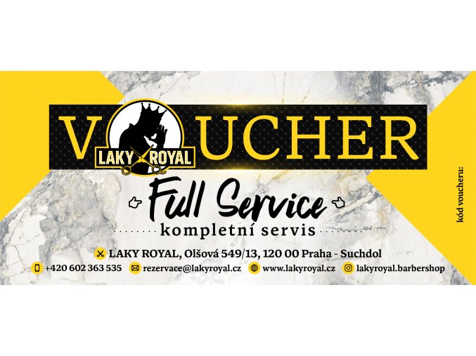 Laky Royal voucher full service EMAIL