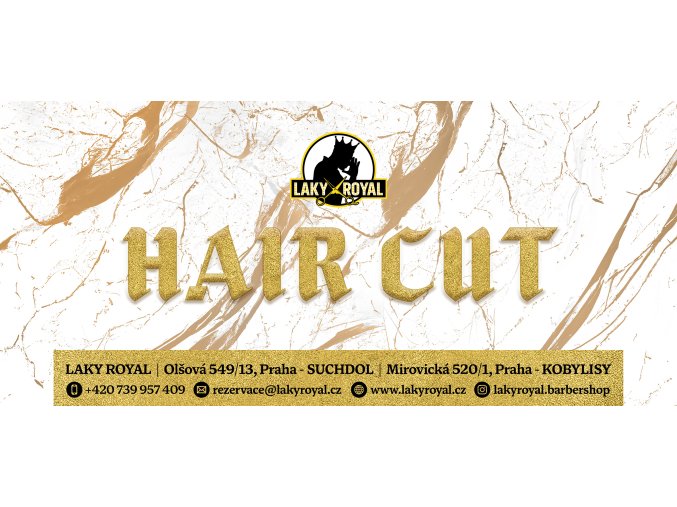 LR voucher hair cut LAKY