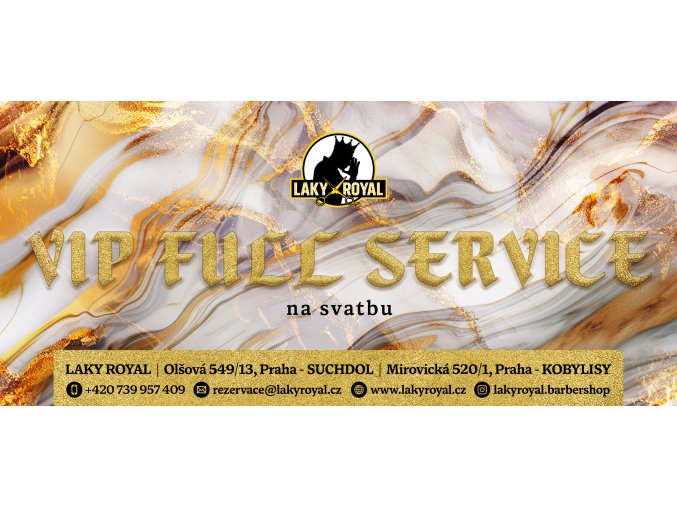 VIP FULL SERVICE na svatbu (od Lakyho)