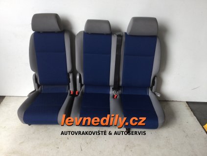 VW CADDY Zadní sedačky