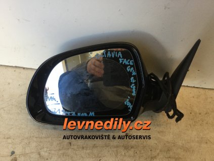 Levé Zpětné zrcátko Elektrické Škoda Octavia II face RV 2008-2013 1Z1857507M