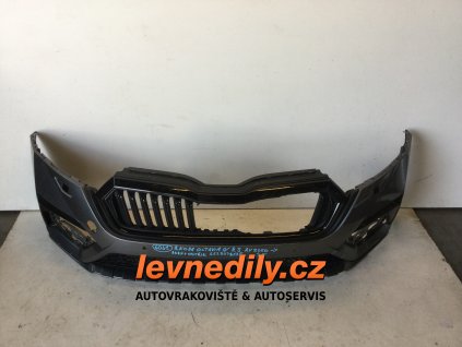 Nárazník Přední Škoda Octavia IV RS 5E3807217F RV 2020-> s PDC+ Ostřik