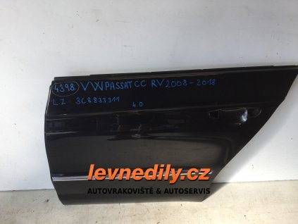 Levé zadní dveře VW Passat CC RV 2008-2018 3C8833311