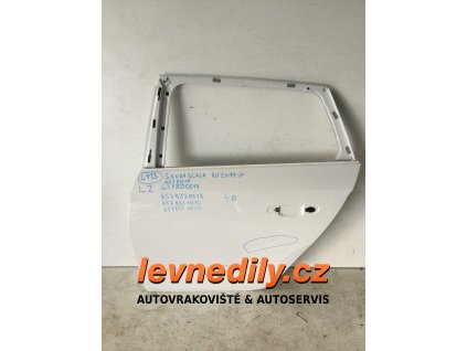 L.Z Dveře Škoda Scala  657833311 RV 2019->