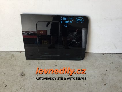 Sklo pravých posuvných dveří VW Caddy 2K0847758S