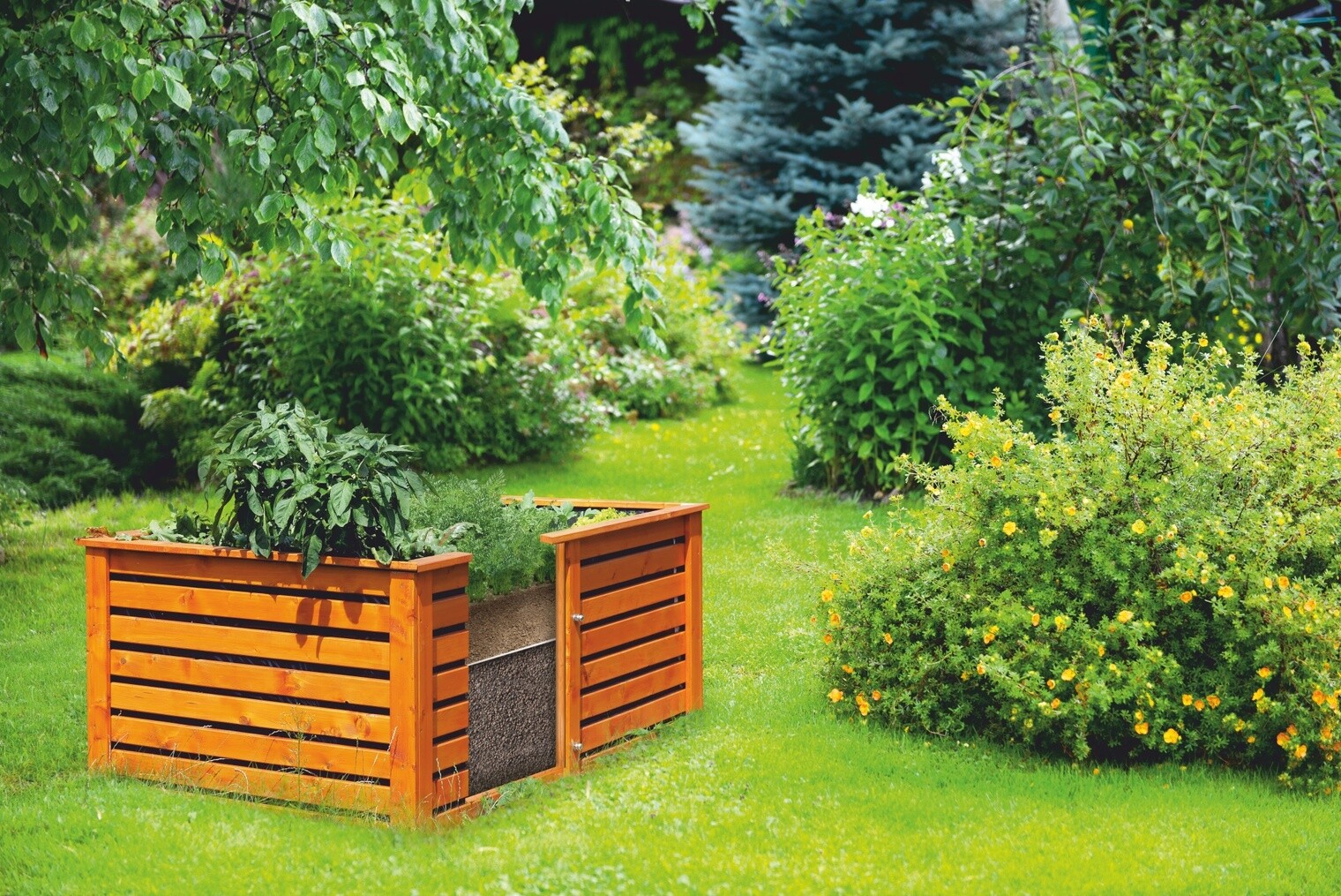 Liapor jako plnivo pro vyvýšené záhony