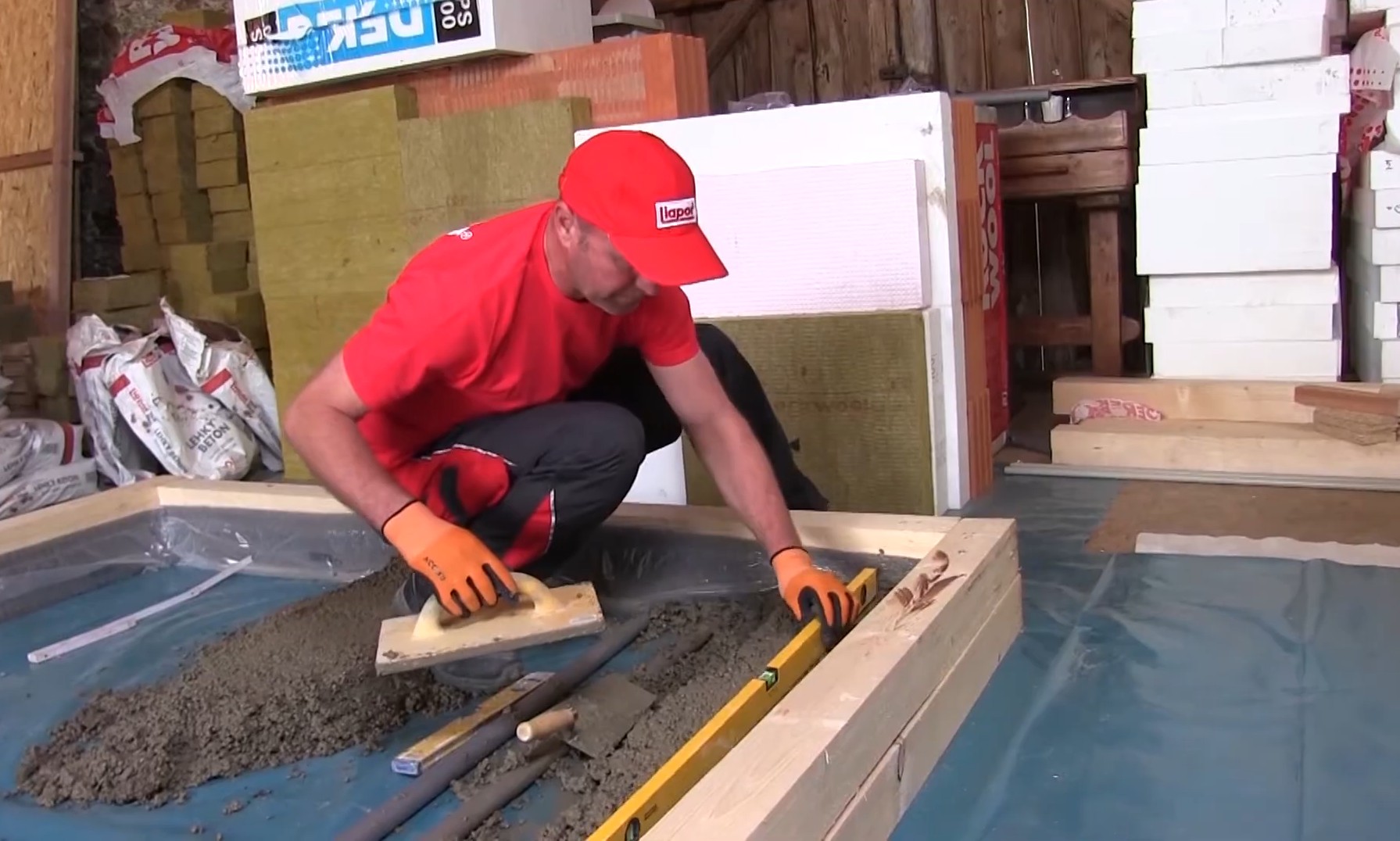 Video a postup: Jak se dělá lehká betonová podlaha