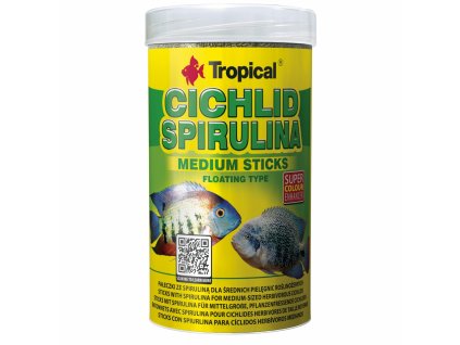 Cichlid Spirulina Medium Sticks 250 ml