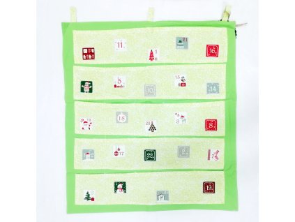 Adventní kalendář Světle zelený
