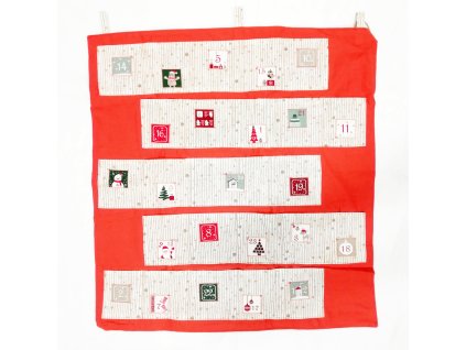 Adventní kalendář Oranžový