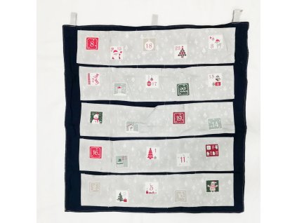 Adventní kalendář Tmavě modrý