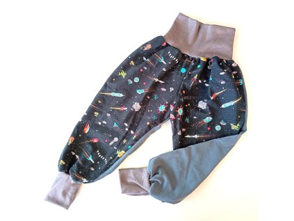 MaTáTí tepláky Šedý vesmír 104/110