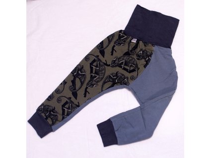 MaTáTí tepláky Chameleoni půlené