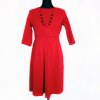 Červené kojící šaty Luka