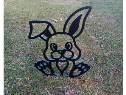 Zajíc - ocelová zahradní dekorace