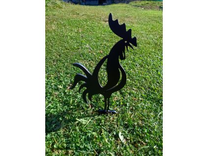 Kohout - ocelová zahradní dekorace