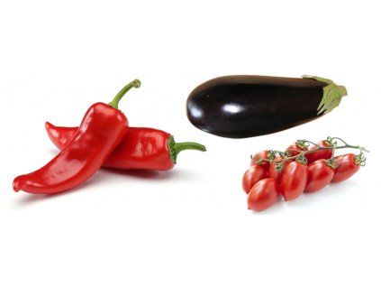 Mix zelenina 6,5 kg (CHPE7) - papriky, rajčátka, lilky