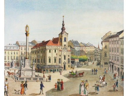 Brno, zaniklý kostel svatého Mikuláše 1829b