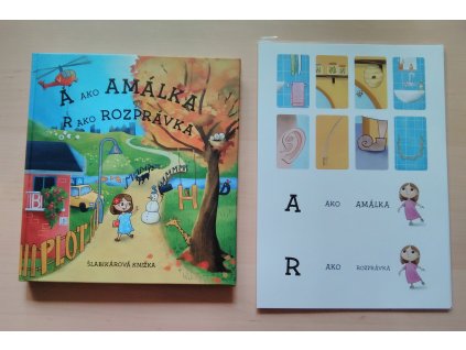 A ako AMÁLKA R ako ROZPRÁVKA šlabikárová knižka + Komunikačné kartičky