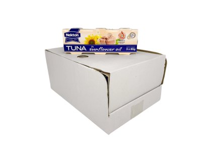 NEKTON - Tuňák celý ve slunečnicovém oleji 3x80gramů