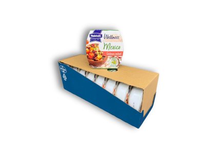 NEKTON - Wellness salát s lososem - Mexiko (karton 8x165 gramů)